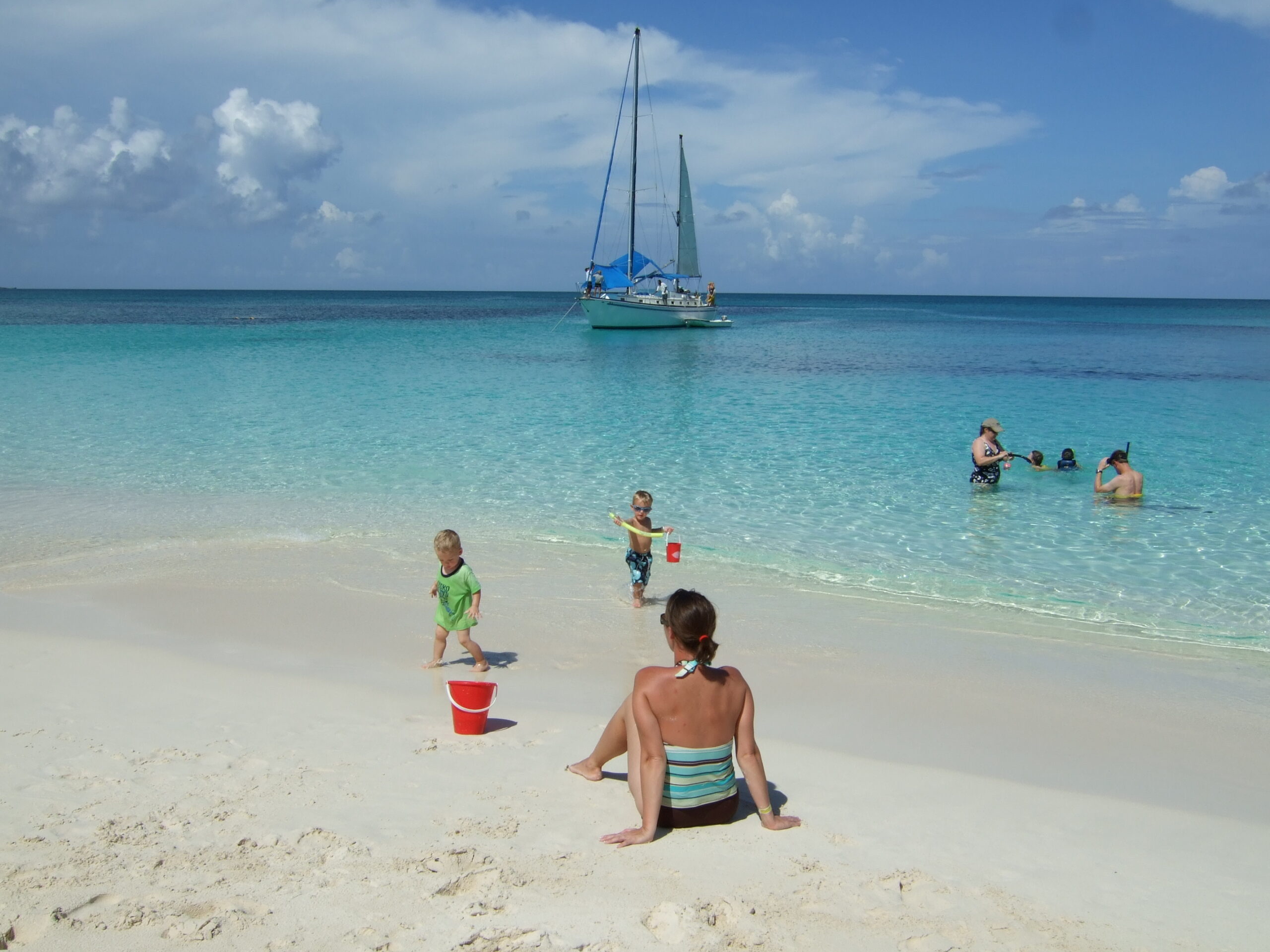 Nassau Bahamas Group Sailing and snorkeling